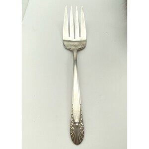 VTG International Silver Crown Radiance Cold Meat‎ Serving Fork Silverplate 1939